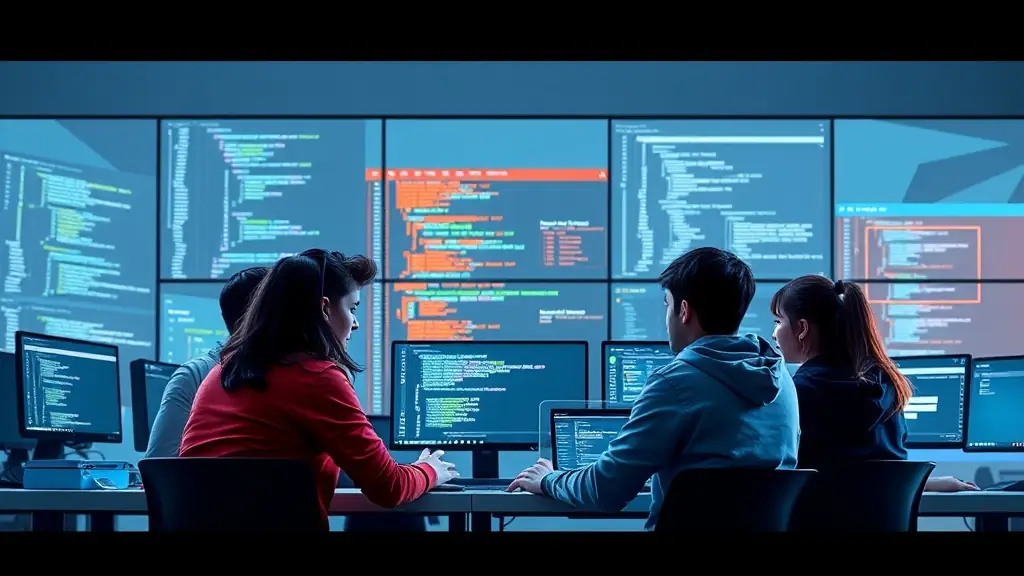 DevOps collaboration concept